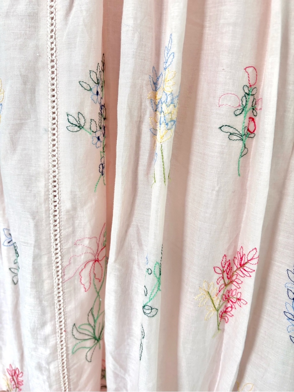 NWT! Caroline Constas Blush Pink Floral Maxi Dress with Lace Bodice - Picture 9 of 10